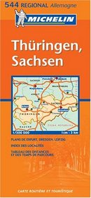 Michelin Germany Mideast: Allemagne Centre-Est (Michelin Map)
