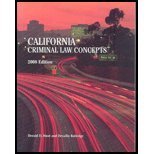 California Criminal Law Concepts, 2008