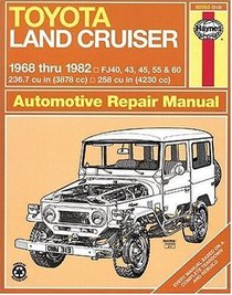 Haynes Repair Manual: Toyota Land Cruiser, 1968-1982