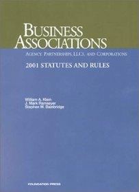 Business Associations : Agency, Partnerships, and Corporations