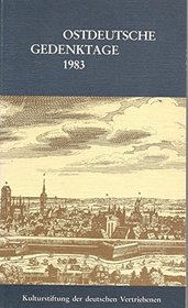 Ostdeutsche Gedenktage 1983.personlichkeiten Und Historische Daten