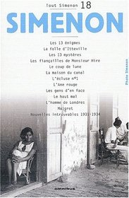 Tout Simenon centenaire, tome 18