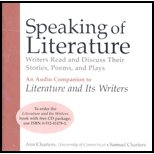 Literature and Its Writers - Speaking of Literature CD (Software)