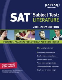 Kaplan SAT Subject Test: Literature, 2008-2009 Edition (Kaplan Sat Subject Test. Literature)