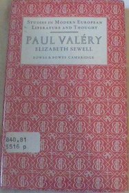 Paul Valery: Studies in Modern European Literature and Thought