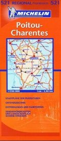 Michelin Poitou/Charentes, France Map No. 233 (Michelin Maps & Atlases)