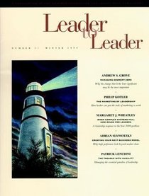 Leader to Leader (LTL), Winter 1999 (J-B Single Issue Leader to Leader) (Volume 11)