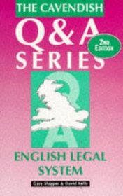 English Legal System (Medicolegal Series)