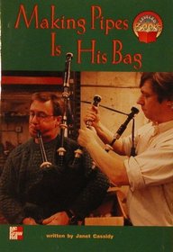 Making pipes in his bag