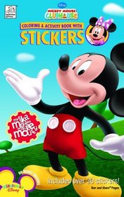 Mickey Mouse Clubhouse Meeska Mooska Mickey Mouse Coloring and Activity Book with Stickers (Disney Mickey Mouse Clubhouse)