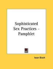 Sophisticated Sex Practices - Pamphlet