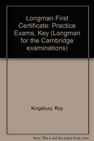 Longman First Certificate: Practice Exams, Key