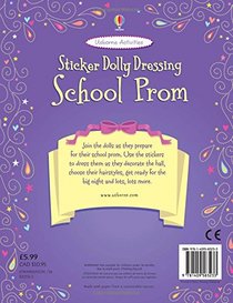 Sticker Dolly Dressing School Prom