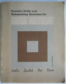 Gregg Notehand Practice Drills and Notemaking Exercises
