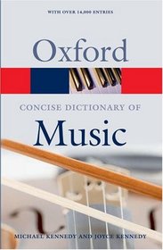 The Concise Oxford Dictionary of Music (Oxford Paperback Reference)