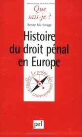 Histoire du droit pnal en Europe