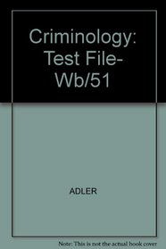 Criminology: Test File- Wb/51