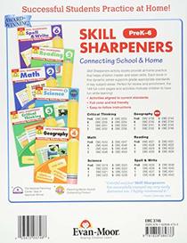 Evan-Moor Skill Sharpeners: Geography, Grade 6 Activity Book - Supplemental At-Home Resource Geography Skills Workbook
