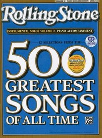 Selections from Rolling Stone Magazine's 500 Greatest Songs of All Time (Instrumental Solos), Vol 2: Piano Acc. (Book & CD)