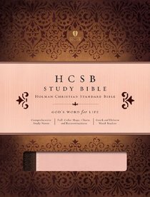 HCSB Study Bible (Blush and Brown)