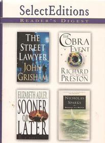 Reader's Digest Select Editions, Vol 238, Vol 4 1998: The Street Lawyer / Message in a Bottle / The Cobra Event / Sooner or Later