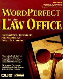 Wordperfect in the Law Office (Business Computer Library)