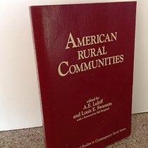 American Rural Communities (Rural Studies Series)
