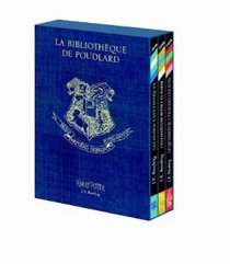 Pack La bibliotheque de Poudlard : Le quidditch  travers les ges ; Les animaux fantastiques ; Les contes de Beedle le barde (French Edition)