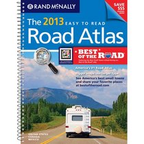 USA, Road Atlas, Midsize Easy To Read, Spiral Bound 2013 (Rand Mcnally Road Atlas Deluxe Midsize)
