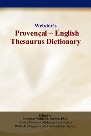 Websters Provenal - English Thesaurus Dictionary