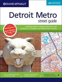 Rand Mcnally Detroit Metro Street Guide (Rand Mcnally Detroit Metro, Michigan Street Guide)