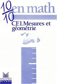 Cahier CE1 n° 3 : mesures et géométrie
