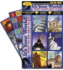 It's Your World: Where Do You Want To Go? All-In-One Bulletin Board Set