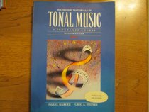 Harmonic Materials in Tonal Music a Programmed Course, Part 1/Bookand Cd (Pt. 1)