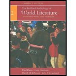 The Bedford Anthology of World Literature (the modern world, 1650-the present, volume 3-compact edition)