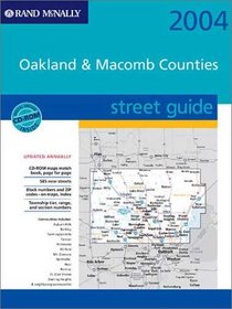 Rand McNally Oakland, Macomb County Street Guide (Rand McNally Street Guides)