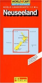 Euro-Regionalkarte 1:300.000: Mit Stadtplanen Von Auckland, Wellington Und Christchurch] (World-Cart) (German Edition)