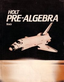 Holt Pre-Algebra Tests