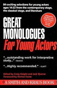 Great Monologues for Young Actors (Young Actors Series)