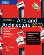 Graduate Programs in Arts and Architecture 2003