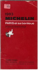 Michelin Red Guide: Paris and Environs, 1983