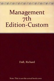Management 7th Edition-Custom