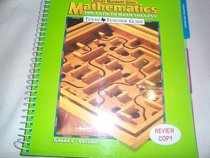 Silver Burdett Ginn Mathematics The Path of Math Success! Texas Teacher Guide Grade 6 Volume 1