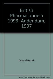 British Pharmacopoeia Addendum 1997