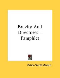 Brevity And Directness - Pamphlet