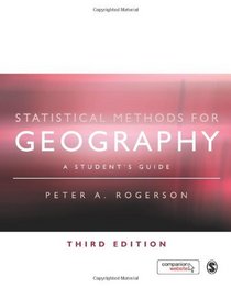 Statistical Methods for Geography: A Student's Guide