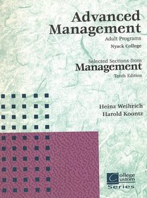 Advantaged Management; Adult Programs (Custom College Series; Nyack College)