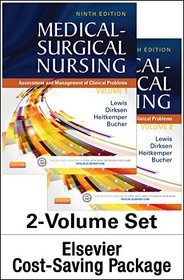 Medical-Surgical Nursing - Two-Volume Text and Elsevier Adaptive Learning and Quizzing Package (Retail Access Card), 9e