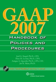 GAAP Handbook of Policies and Procedures (2007) (Gaap Handbook of Policies and Procedures)