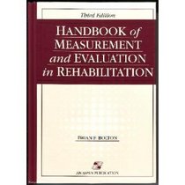 Handbook of Measurement and Evaluation in Rehabilitation